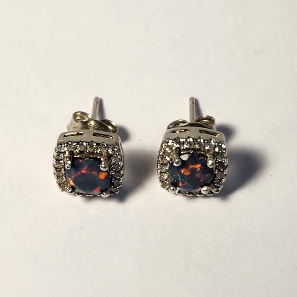 [SOLD/Update] REAL Australian Lightning Ridge Opal .90ctw 925 Stud Earrings - Picture 7 of 12